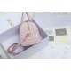 Replica Dior Groove 25 Bag in Biscuit Macrocannage Pink