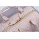 Replica Dior Groove 25 Bag in Biscuit Macrocannage Pink