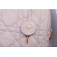 Replica Dior Groove 25 Bag in Biscuit Macrocannage Pink