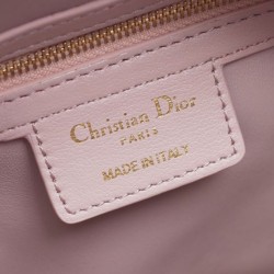 Replica Dior Groove 25 Bag in Biscuit Macrocannage Pink
