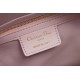 Replica Dior Groove 25 Bag in Biscuit Macrocannage Pink