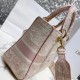 Replica Dior Medium Lady D-Lite Bag Toile de Jouy Embroidery Pink