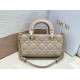 Replica Dior Small Lady D-Joy Dior Bag Cannage Apricot