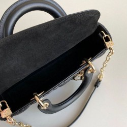 Replica Dior Small Lady D-Joy Dior Bag Cannage Black