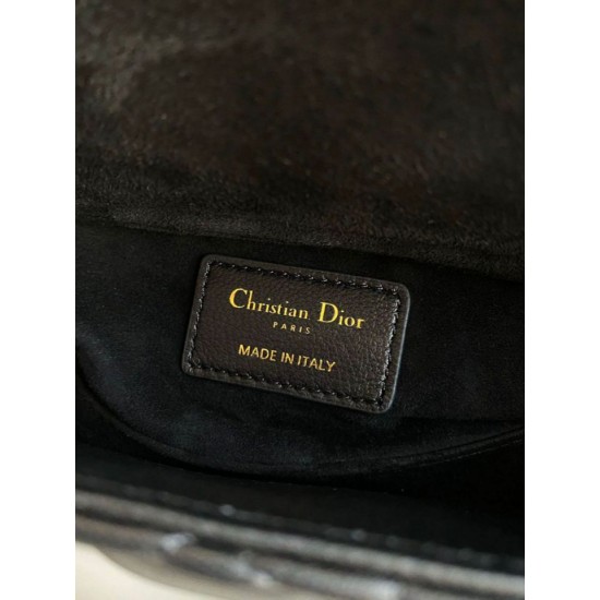 Replica Dior Small Lady D-Joy Dior Bag Cannage Black