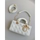 Replica Dior Lady D-Joy Dior Small Bag Cannage White