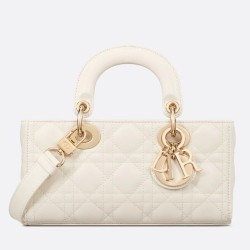 Replica Dior Lady D-Joy Dior Small Bag Cannage White