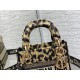 Replica Dior Mini Lady D-Lite Bag Multicolor Mizza Embroidery Beige