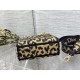 Replica Dior Mini Lady D-Lite Bag Multicolor Mizza Embroidery Beige