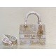 Replica Dior Medium Lady D-Lite Bag Jardin d'Hiver Embroidery Gold