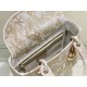 Replica Dior Medium Lady D-Lite Bag Jardin d'Hiver Embroidery Gold