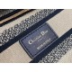 Replica Dior Medium Lady D-Lite Bag Toile de Jouy Embroidery Brown
