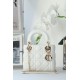 Dior Mini Lady Dior Bag Cannage White