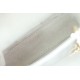 Dior Mini Lady Dior Bag Cannage White
