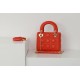Replica Dior Mini Lady Dior Bag Cannage Red