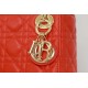 Replica Dior Mini Lady Dior Bag Cannage Red