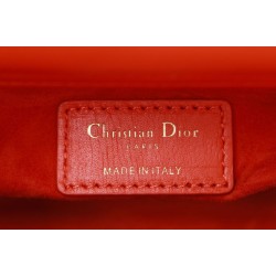 Replica Dior Mini Lady Dior Bag Cannage Red