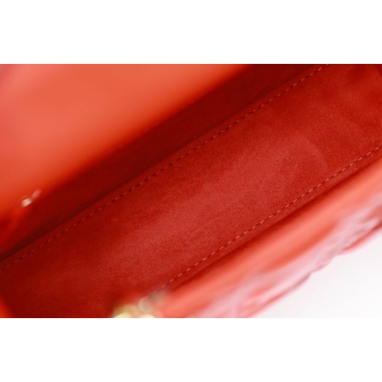 Replica Dior Mini Lady Dior Bag Cannage Red