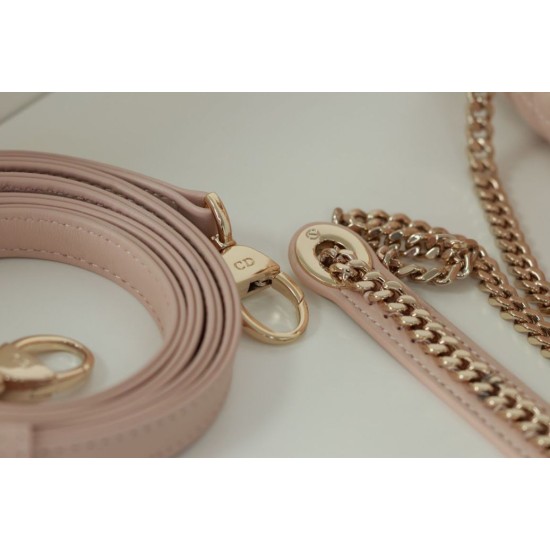 Replica Dior Mini Lady Dior Bag Cannage Beige 
