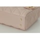 Replica Dior Mini Lady Dior Bag Cannage Beige 