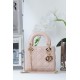 Replica Dior Mini Lady Dior Bag Cannage Beige 