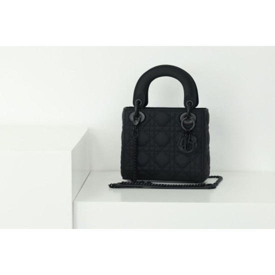 Replica Dior Mini Lady Dior Bag Cannage Black Replica Dior Mini Lady Dior Bag Cannage Black
