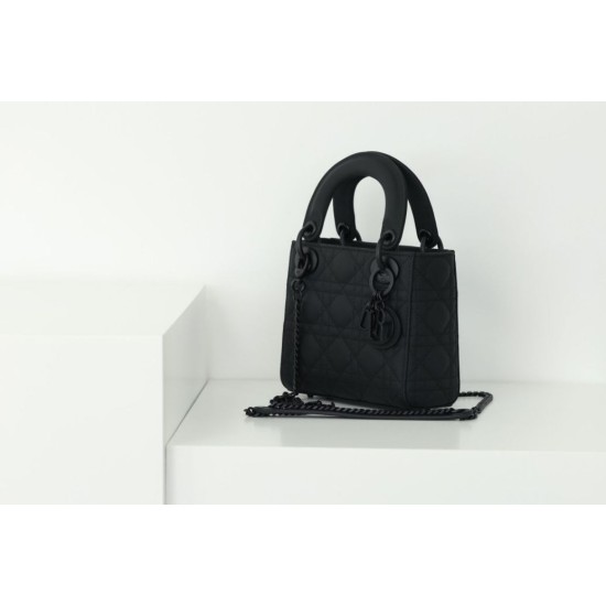 Replica Dior Mini Lady Dior Bag Cannage Black Replica Dior Mini Lady Dior Bag Cannage Black