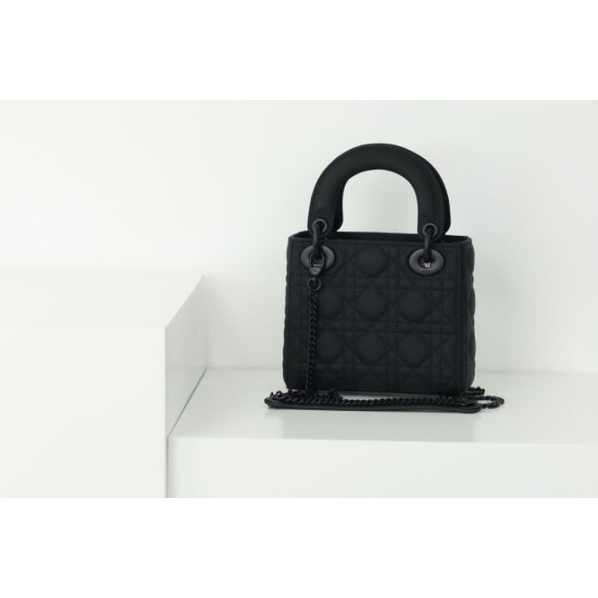 Replica Dior Mini Lady Dior Bag Cannage Black Replica Dior Mini Lady Dior Bag Cannage Black