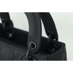Replica Dior Mini Lady Dior Bag Cannage Black