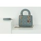 Replica Dior Mini Lady Dior Bag Cannage Blue