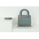 Replica Dior Mini Lady Dior Bag Cannage Blue