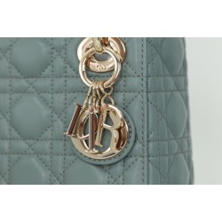 Replica Dior Mini Lady Dior Bag Cannage Blue