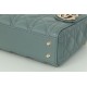 Replica Dior Mini Lady Dior Bag Cannage Blue
