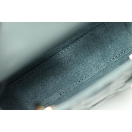 Replica Dior Mini Lady Dior Bag Cannage Blue