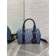 Replica Dior Groove 20 Bag Blue Denim Dior Oblique Jacquard