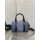 Replica Dior Groove 20 Bag Blue Denim Dior Oblique Jacquard
