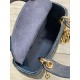 Replica Dior Lady Dior Mini Bag with Chain Cannage Navy Blue Replica Dior Lady Dior Mini Bag with Chain Cannage Navy Blue