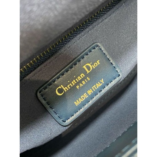 Replica Dior Lady Dior Mini Bag with Chain Cannage Navy Blue Replica Dior Lady Dior Mini Bag with Chain Cannage Navy Blue