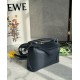 Replica Loewe Puzzle Mini Bag Navy Blue Grained Calfskin