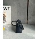 Replica Loewe Puzzle Mini Bag Navy Blue Grained Calfskin