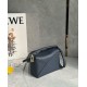 Replica Loewe Puzzle Mini Bag Navy Blue Grained Calfskin
