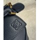 Replica Loewe Puzzle Mini Bag Navy Blue Grained Calfskin