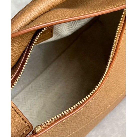 Replica Loewe Puzzle Mini Bag Toffee Grained Calfskin
