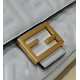 Replica Fendi Medium Baguette Bag FF Nappa Blue