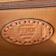 Replica Fendi Medium Baguette Selleria bag with 612 hand-sewn topstitche Brown