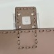 Replica Fendi Medium Baguette Selleria bag with 612 hand-sewn topstitche Gray