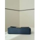 Replica Fendi Medium Baguette Selleria bag with 612 hand-sewn topstitche Blue