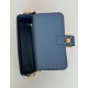 Replica Fendi Medium Baguette Selleria bag with 612 hand-sewn topstitche Blue