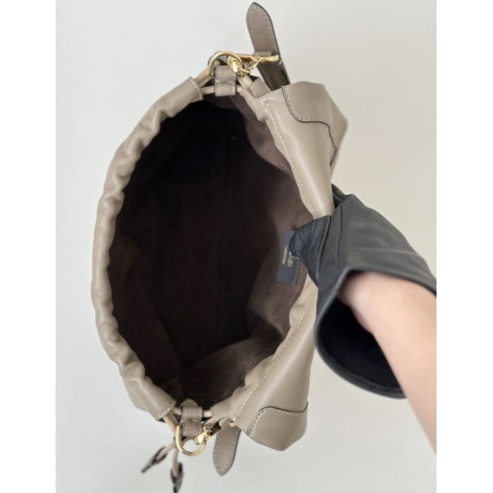 Replica Fendi Mamma Baguette Medium Bag Nappa Gray