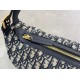 Replica Dior Small/Medium D-Journey Bag Dior Oblique Jacquard Blue